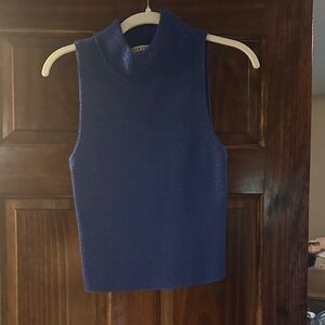 Alice + Olivia Royal Blue Knit Top